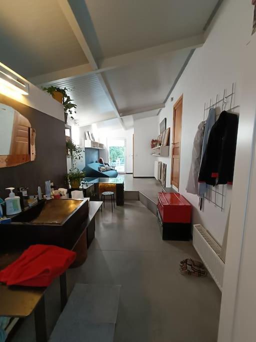 Loft, Parking Prive, Terrasse, Entree Independante Apartment Liege Luaran gambar