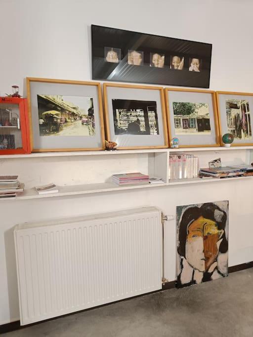 Loft, Parking Prive, Terrasse, Entree Independante Apartment Liege Luaran gambar